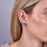 Grey | .925 Sterling Silver | Mermaid Glass Mini Stud Earrings